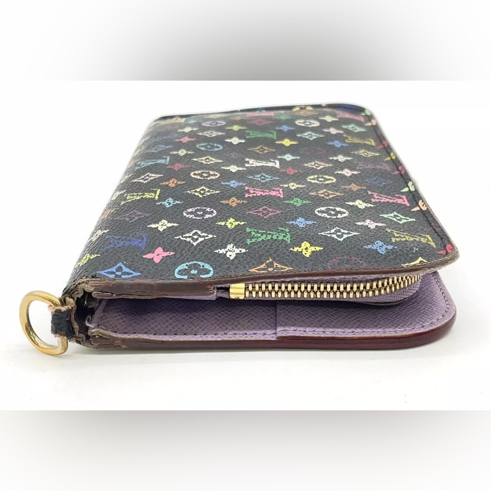 Auth Louis Vuitton Monogram Multicolor Portefeuille Insolite Wallet W/B - Picture 4 of 17